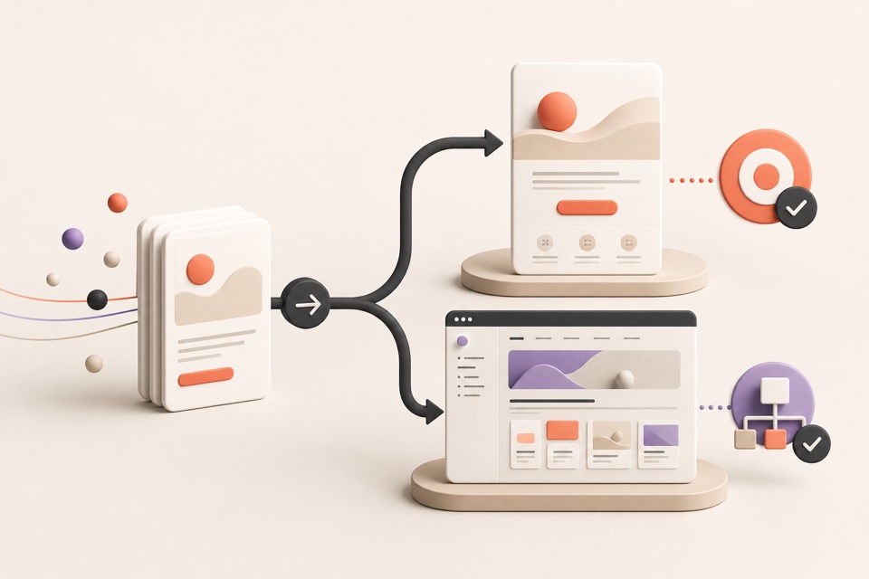 Campañas digitales conectadas con una landing page y eventos de medición